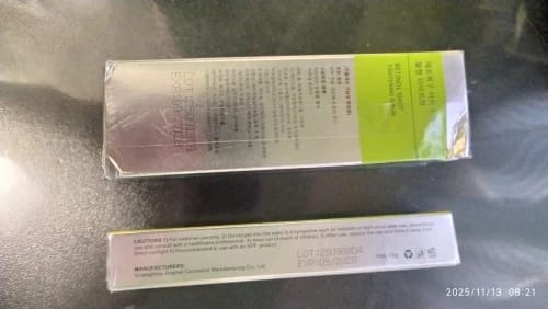 Customer photo review of Retinol Eye Cream – Firming & Brightening