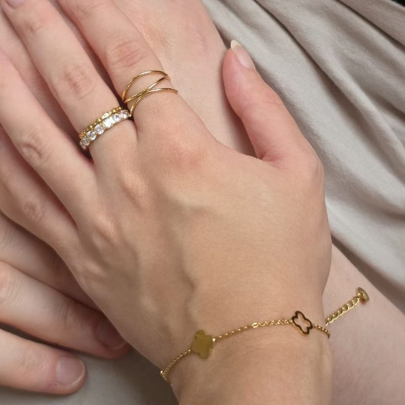 Customer photo review of Eye Ring | 18K vergoldet