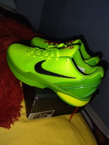 Customer photo review of NIKE KOBE 6 PROTRO x GRINCH