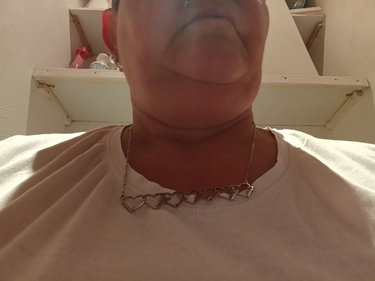 Customer photo review of Collier personnalisé avec cœur et nom