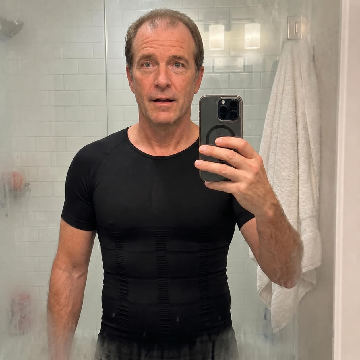 Customer photo review of Offre Spéciale 3 T-Shirts Correcteurs de posture et gainant - Mixte | Alignéo™
