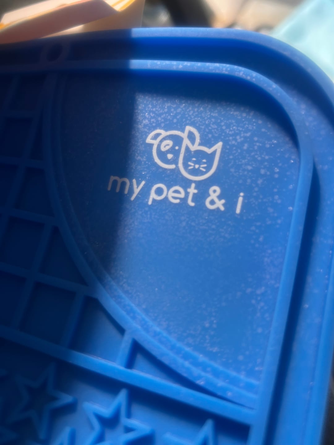 Customer photo review of Lick Mat Gift With Purchase