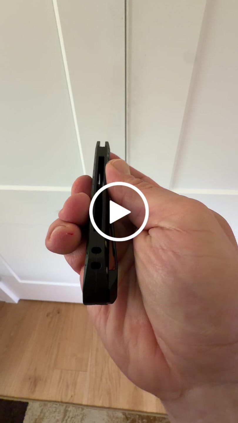 Customer video review of Pro-Tech Vero Synapse 2 Auto - Black Herringbone Aluminum, Stonewash CPM-MagnaMax - Made in USA (VERO2105 MM)