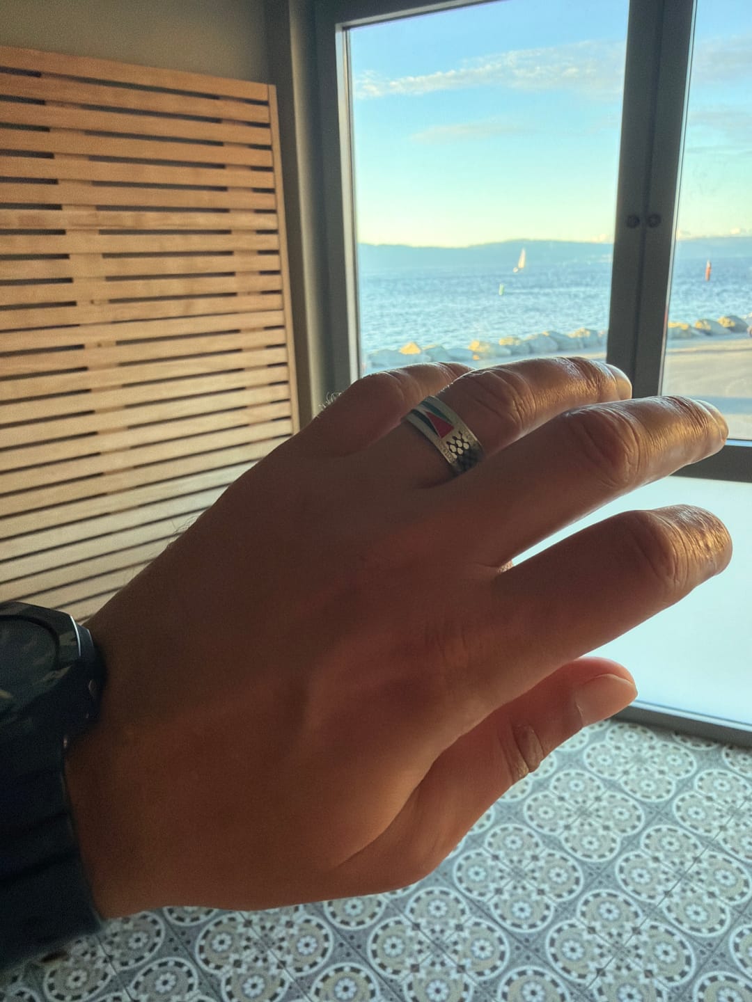 Customer photo review of Palestine Heritage Ring