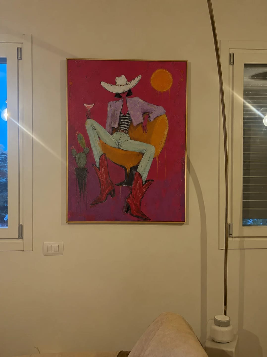 Customer photo review of Western Pop Art｜Magenta High Noon