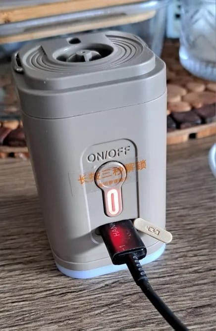 Customer photo review of Inflador Portátil Recargable 3 en 1