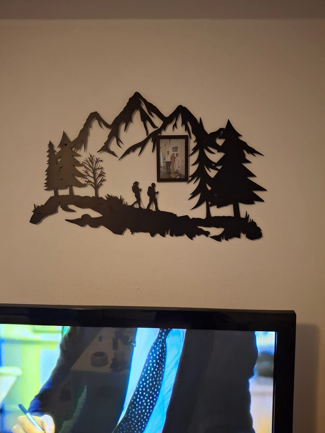 Customer photo review of Décoration Murale en Métal - Les Aventuriers de la Montagne (V.02)