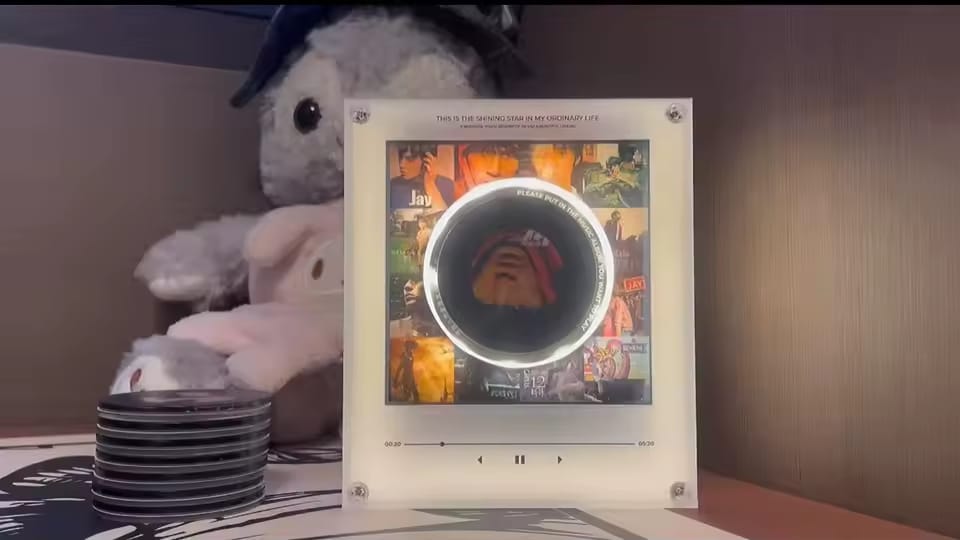 Customer photo review of Musikplayer Magnet - Mit Drehfunktion