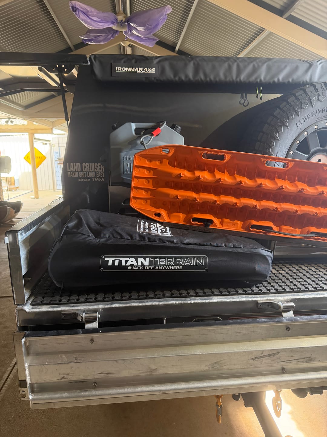 Customer photo review of Titan Terrain - Cover Bag for Rugged Floor Jack + Mounting Bracket