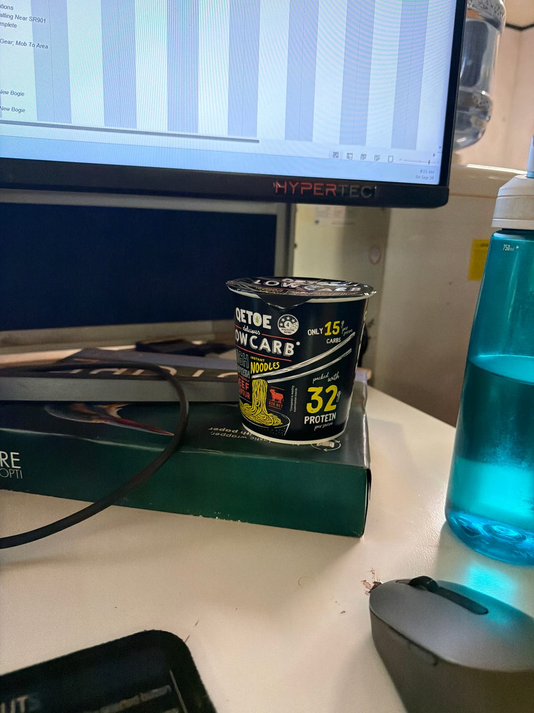 Customer photo review of Qetoe Low Carb High Protein Instant Cup Noodle - COMBO 12 PACK
