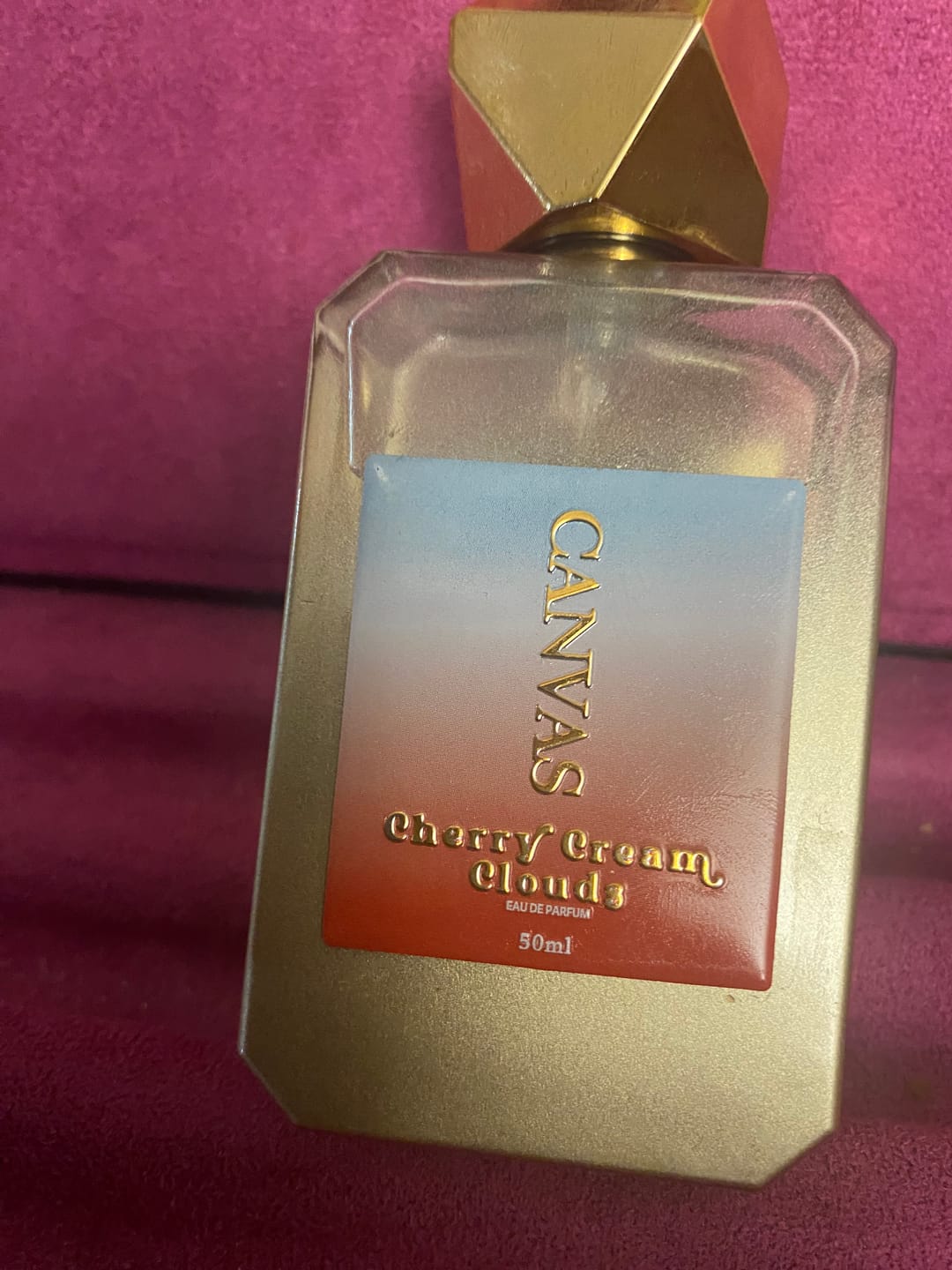 Customer photo review of (NEW) EAU DE PARFUM: CHERRY CREAM CLOUDS