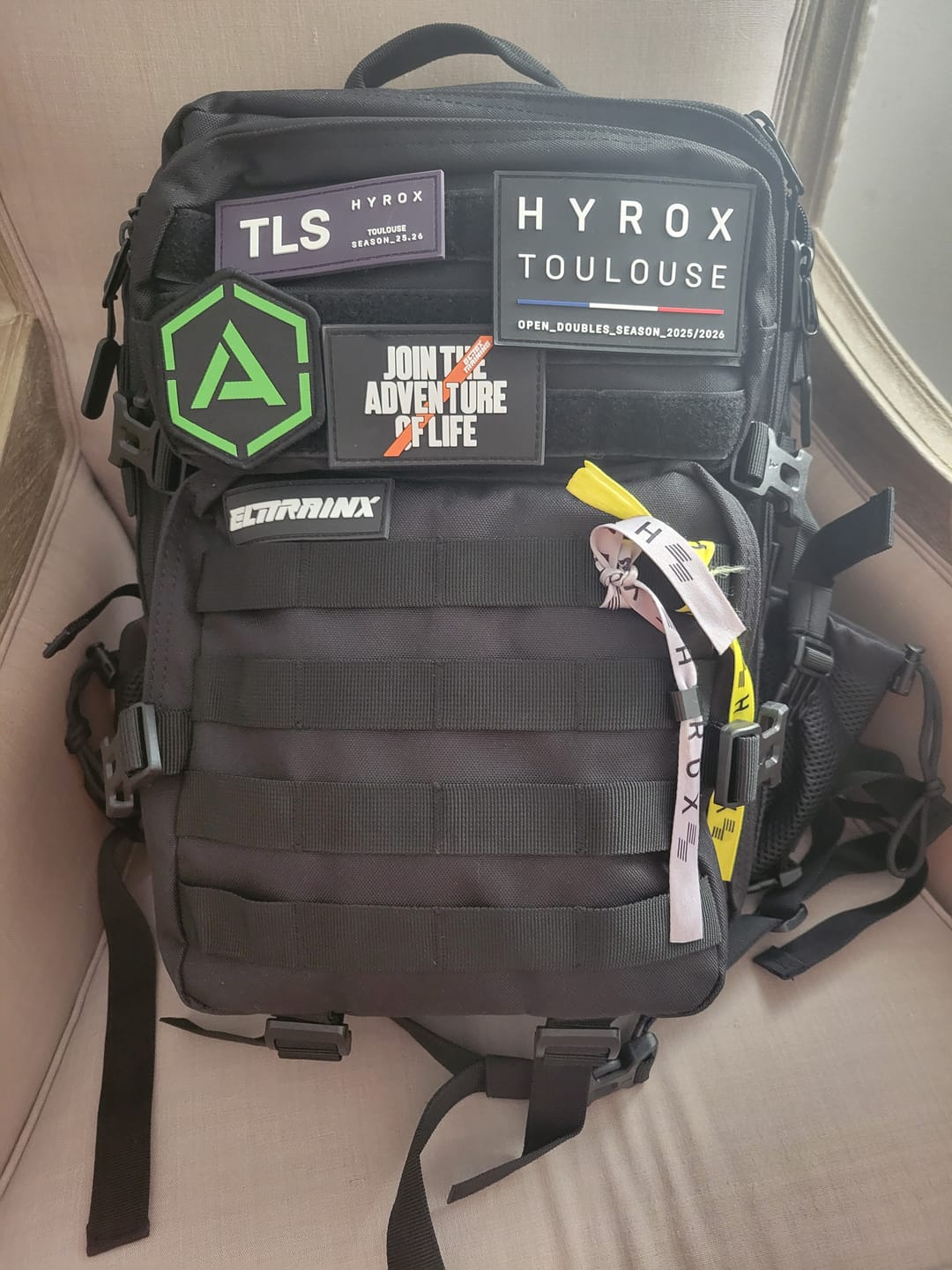 Customer photo review of Mochila Táctica 25L All in Negro