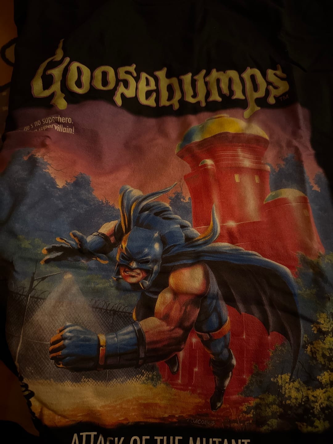 Customer photo review of GOOSEBUMPS: ATTACK OF THE MUTANT - T-SHIRT