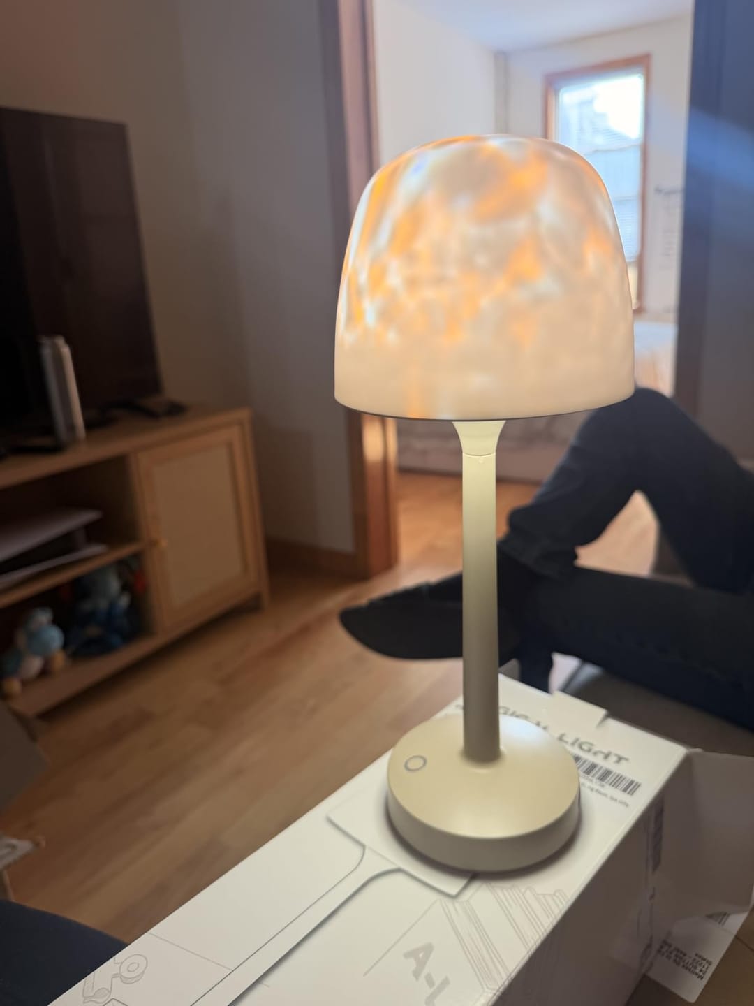 Customer photo review of AquaGlow™ Ocean Wave Shower Lamp