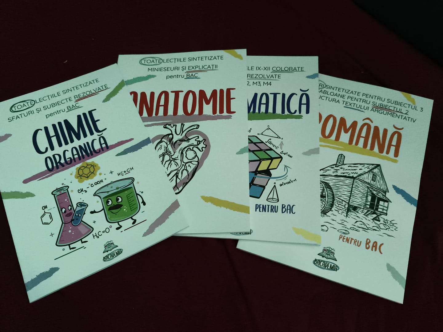 Customer photo review of Pachet Bacalaureat (Română + Matematică + Anatomie clasele XI-XII) Bacademia