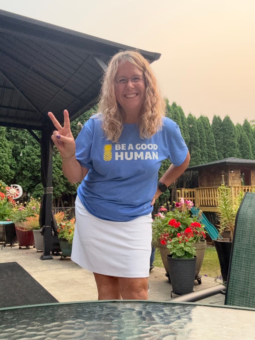 Customer photo review of Be A Good Human Main Tee