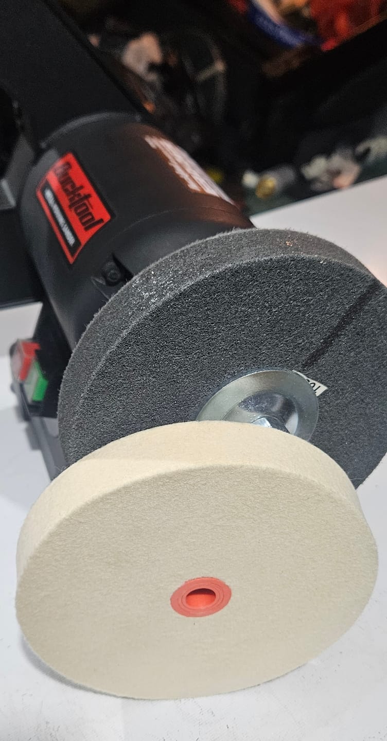 Customer photo review of 100% Wool Felt Polishing Wheel