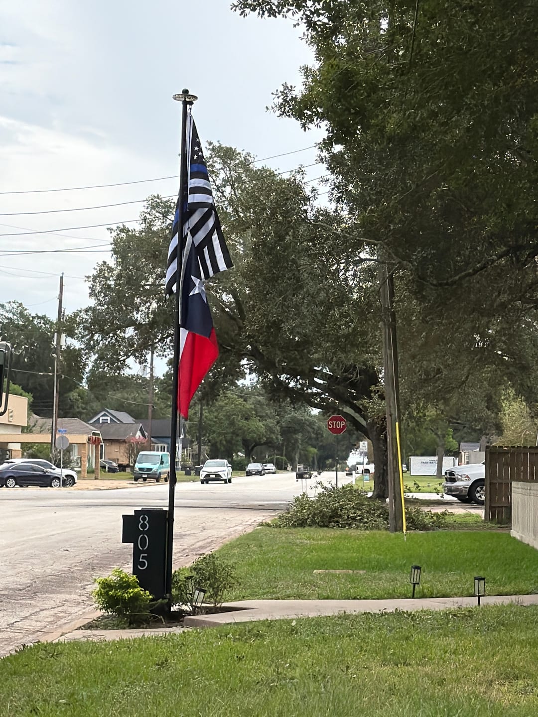 Customer photo review of Address Column - White Translucent Plexiglass Backing Upgrade
