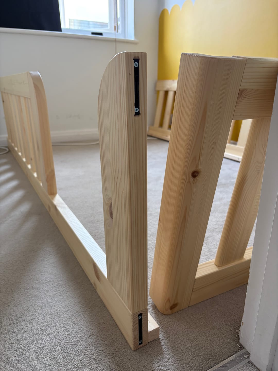 Customer photo review of Roomix Transition Toddler Bed Natural
