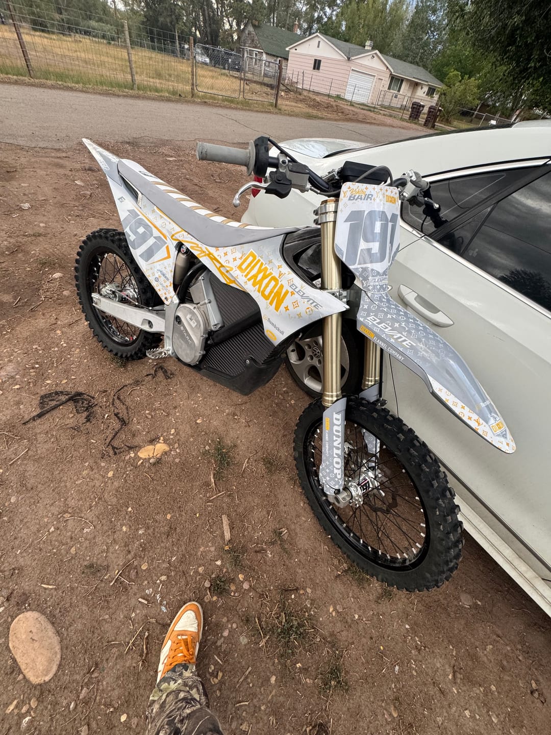 Customer photo review of Custom Seat Cover: 2024 Stark VARG EX/MX/SM