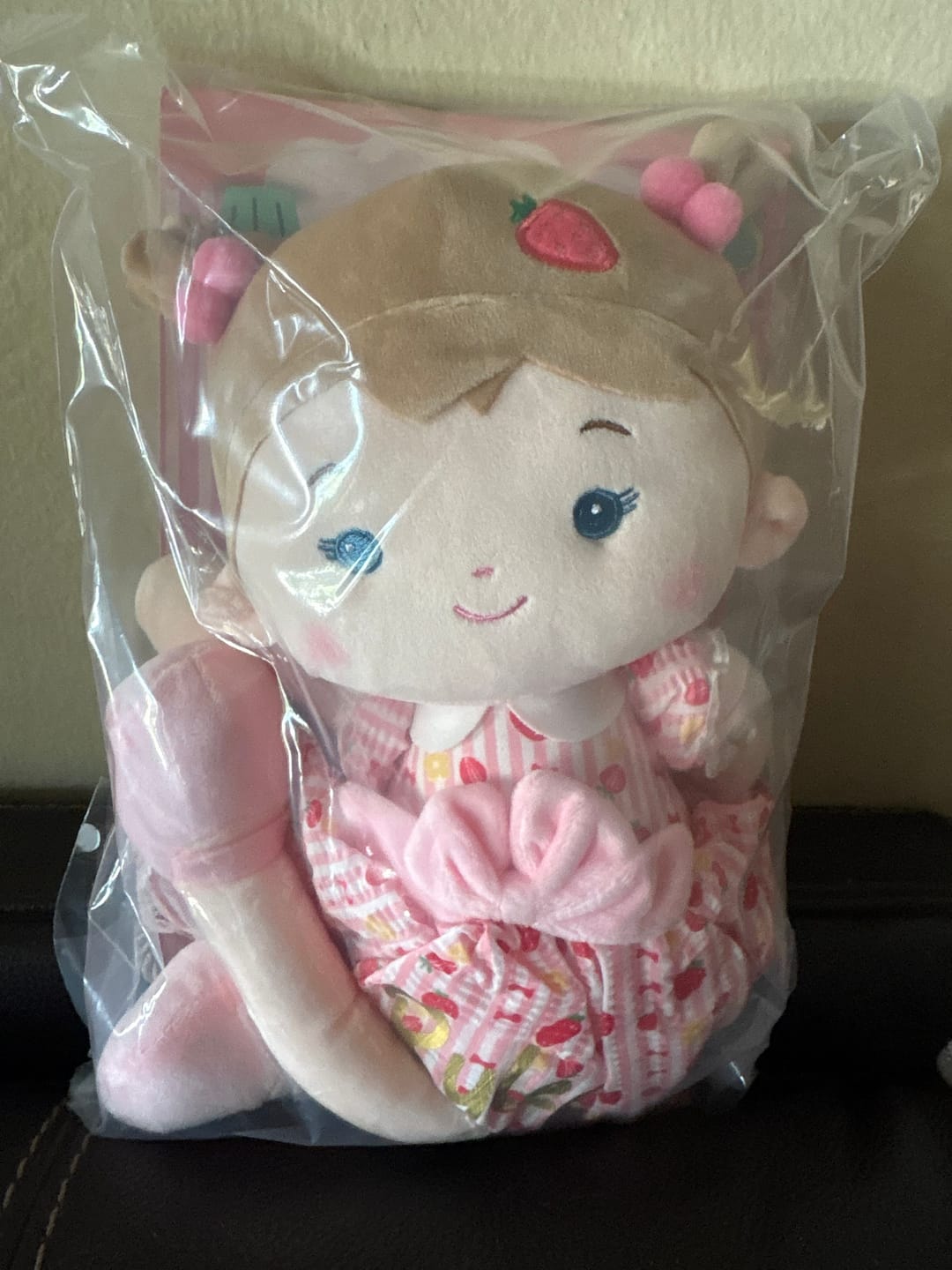 Customer photo review of Leyadoll Soft Plush Personalized Leya Doll, My First Baby Doll