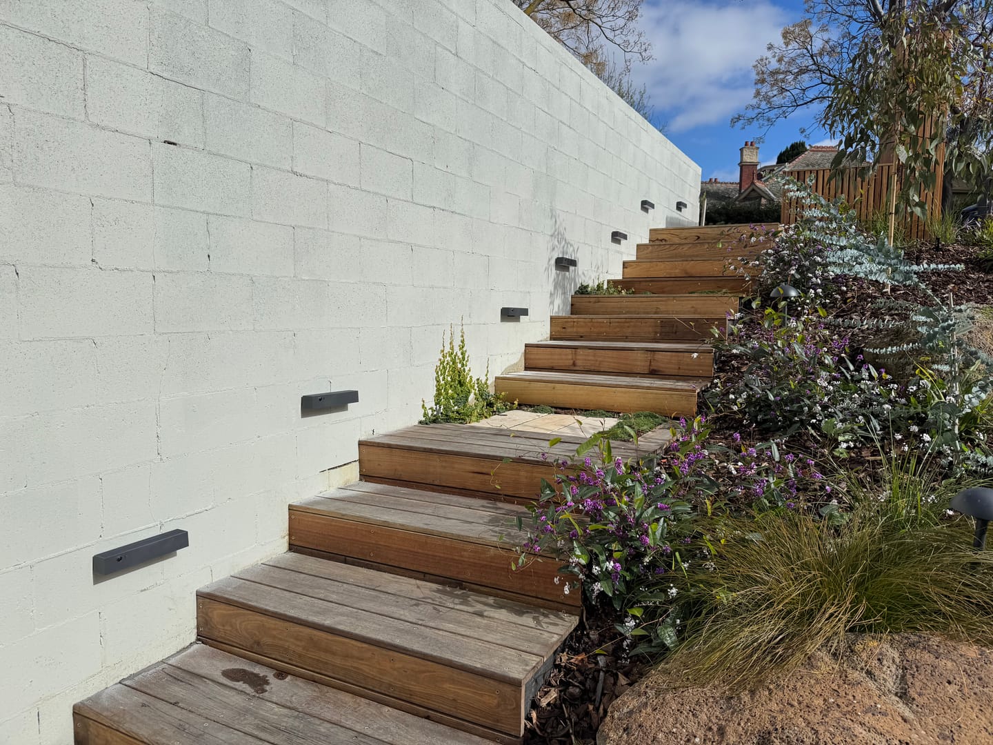 Customer photo review of Solar Wall Light with Motion Sensor