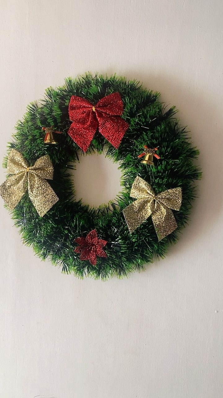 Customer photo review of Guirlanda de Natal Estruturada Decorativa 25cm e 40cm