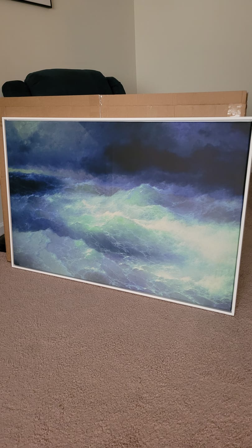 Customer photo review of Among the Waves | Ivan Aivazovsky | 1898