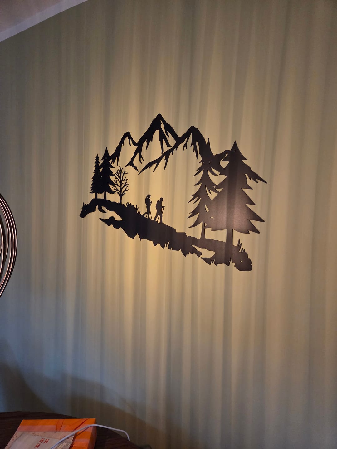 Customer photo review of Décoration Murale en Métal - Les Aventuriers de la Montagne (V.02)