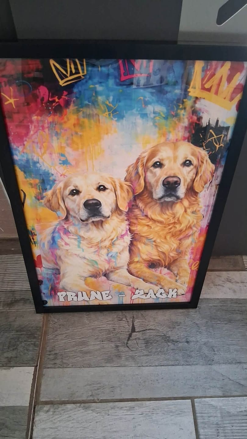 Customer photo review of Le graffiti - Poster personnalisé