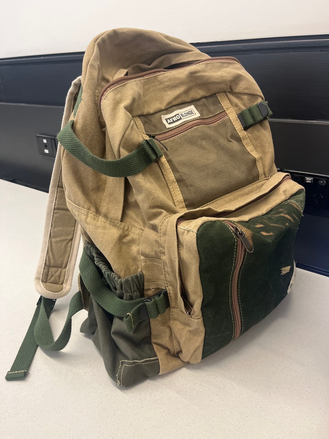 Customer photo review of Voyager Travel Carry-On Backpack