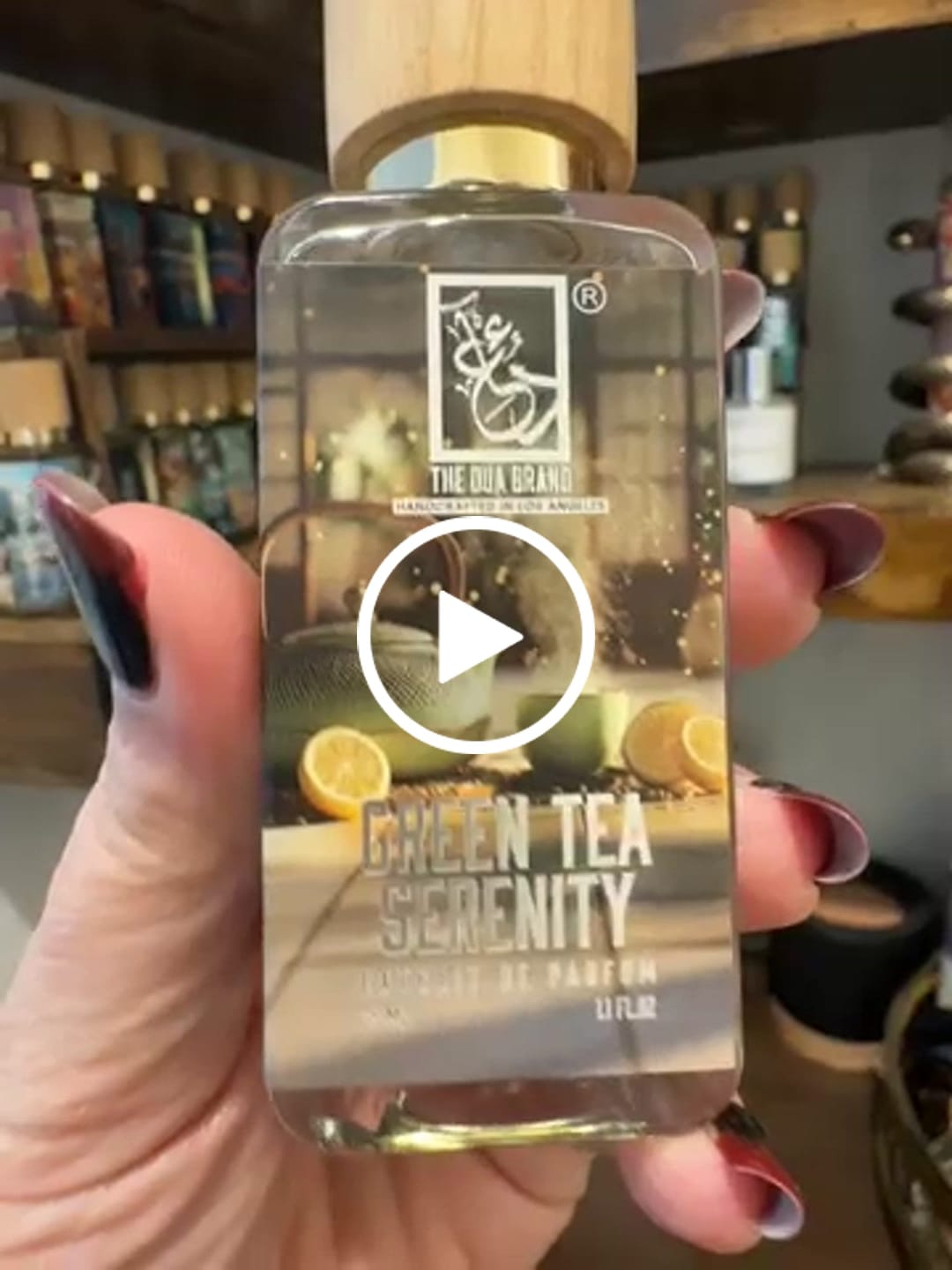 Customer video review of Green Tea Serenity