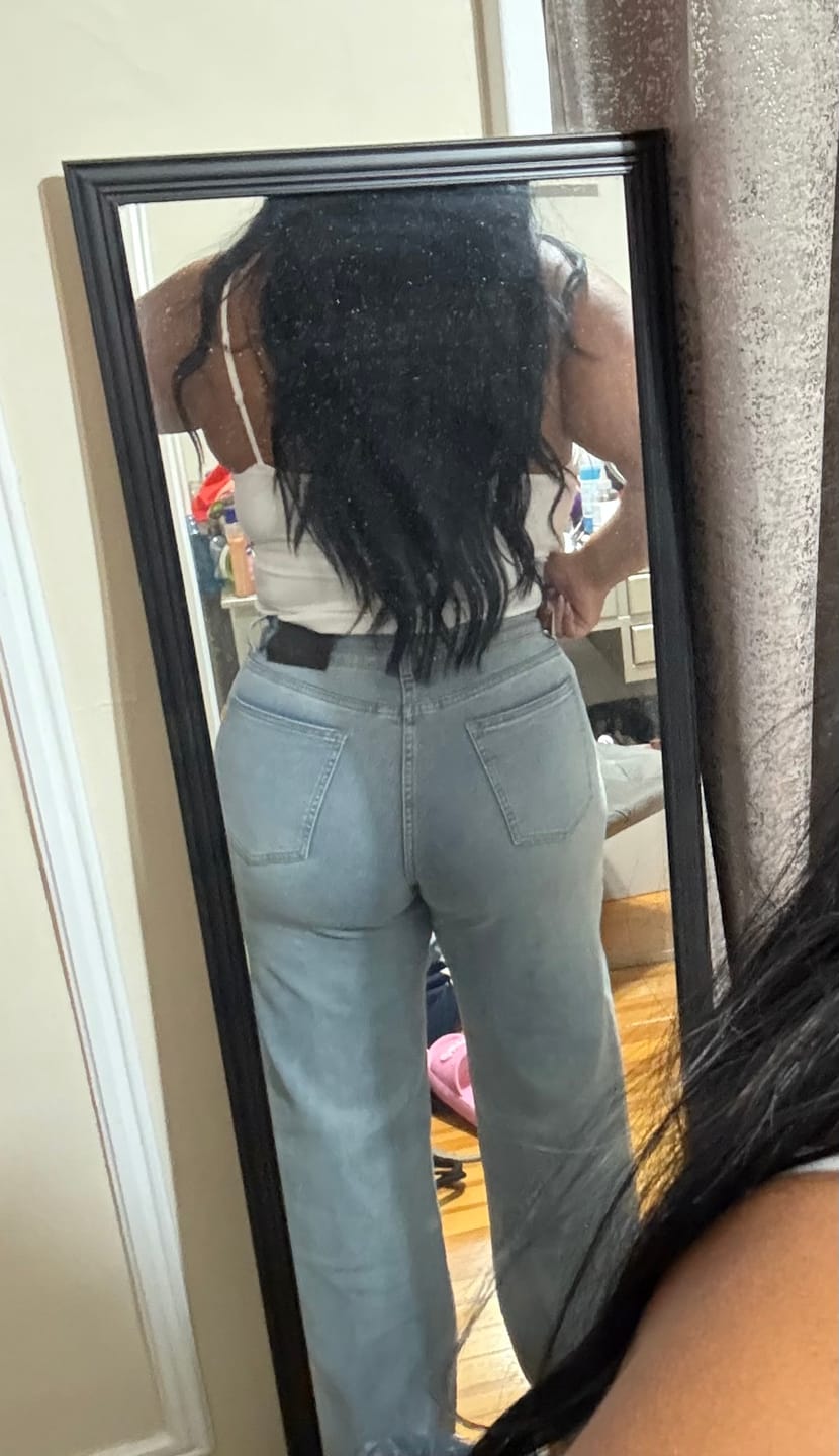 Customer photo review of Relax – High-Waist – Sky Blue