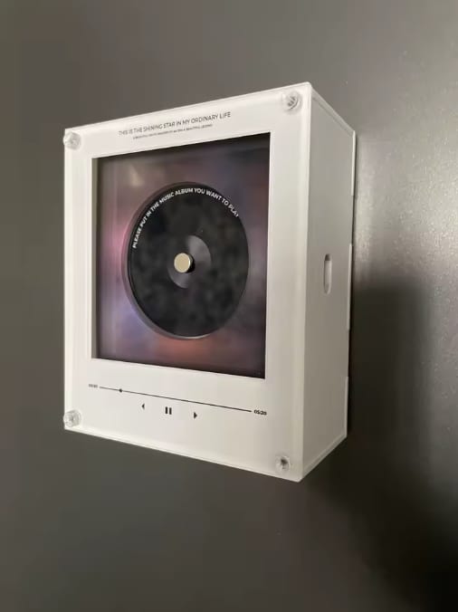 Customer photo review of Musikplayer Magnet - Mit Drehfunktion