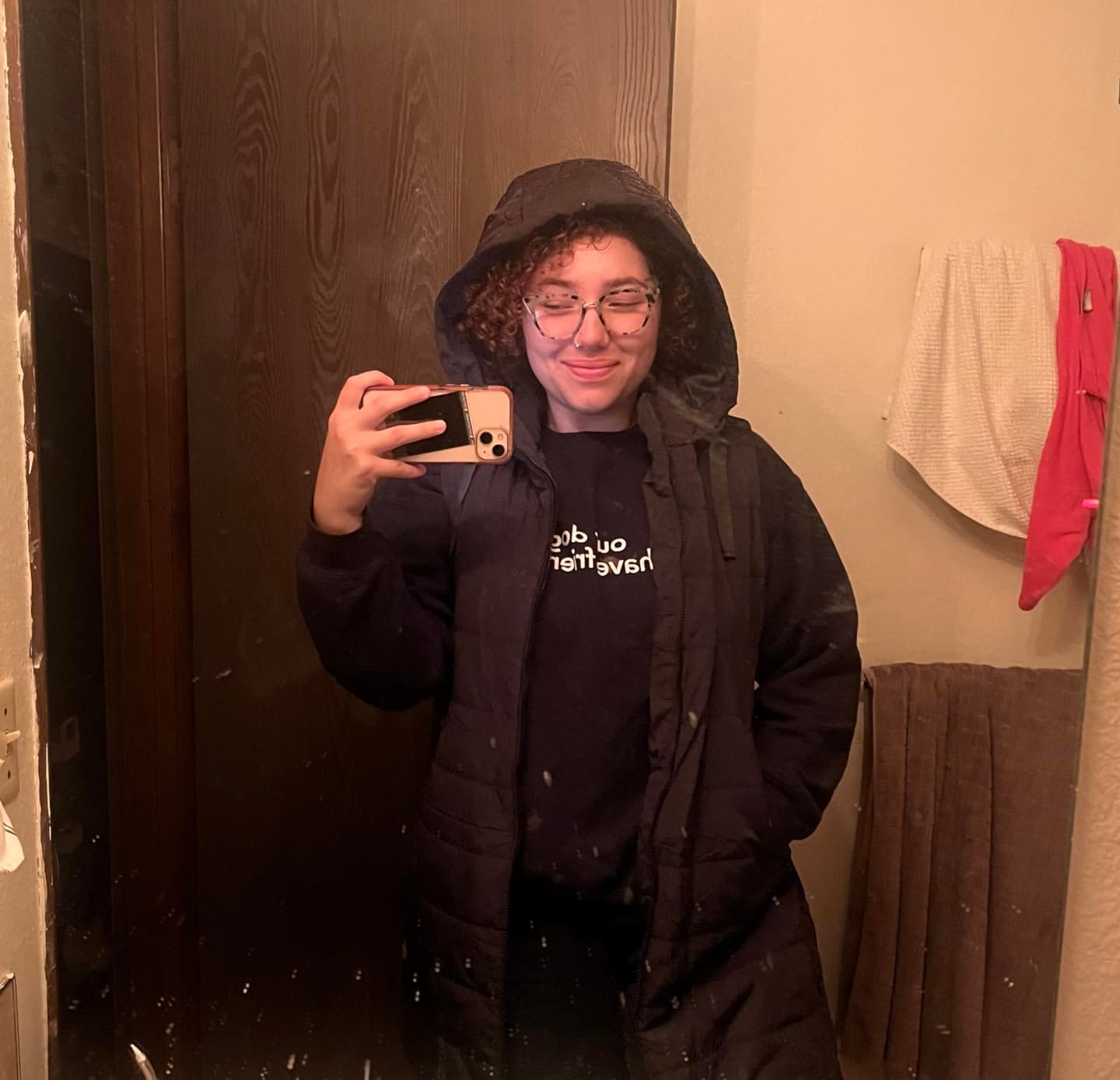 Customer photo review of auvora™ Long Puffer Vest