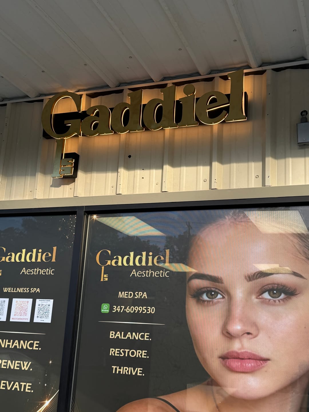 Customer photo review of CUSTOM MOCKUP SIGN FOR Adriana