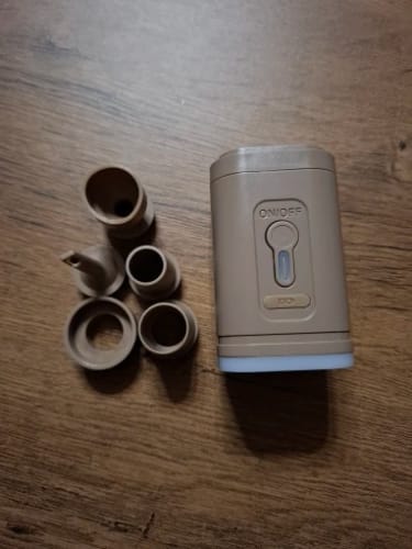 Customer photo review of Inflador Portátil Recargable 3 en 1