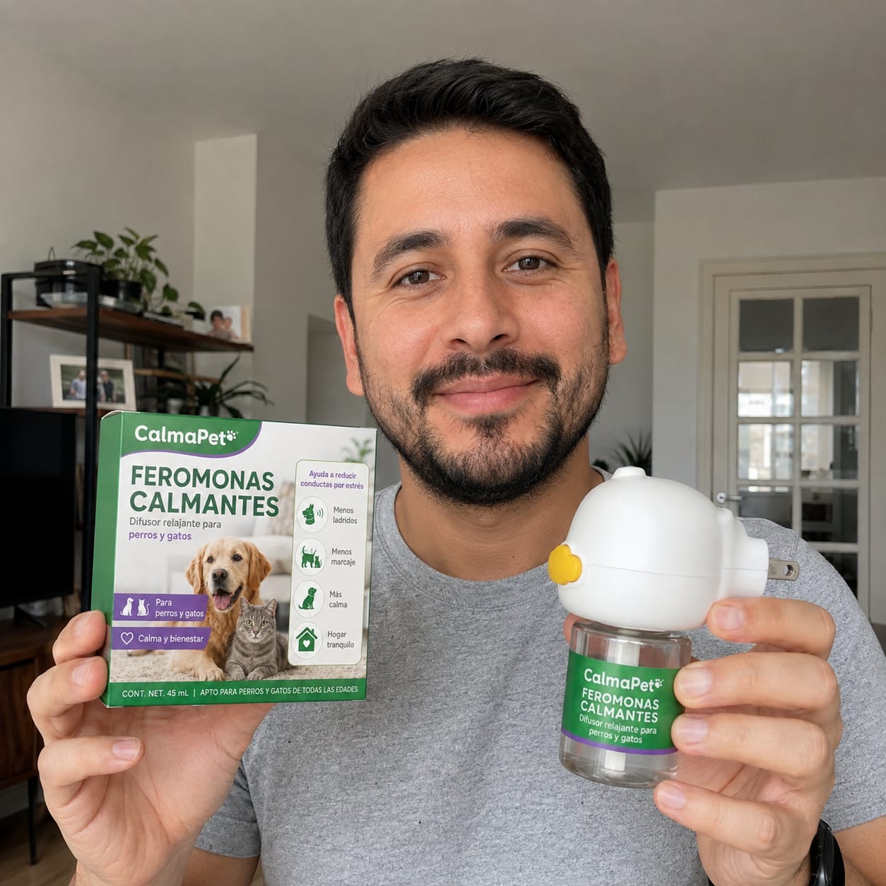 Customer photo review of Calmapet Kit de difusor calmante para perros