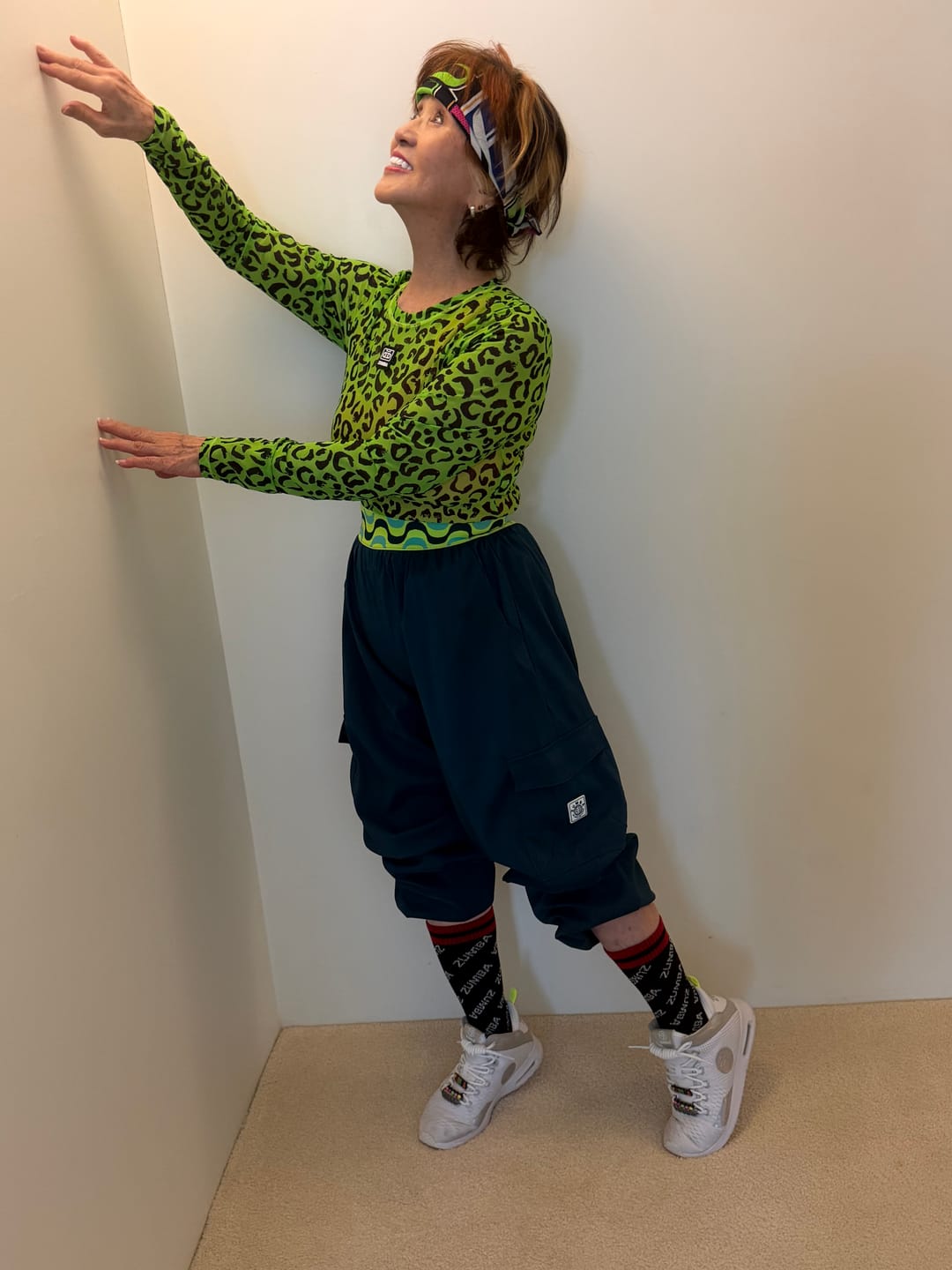 Customer photo review of Rock 'n' Roll Plush High Socks