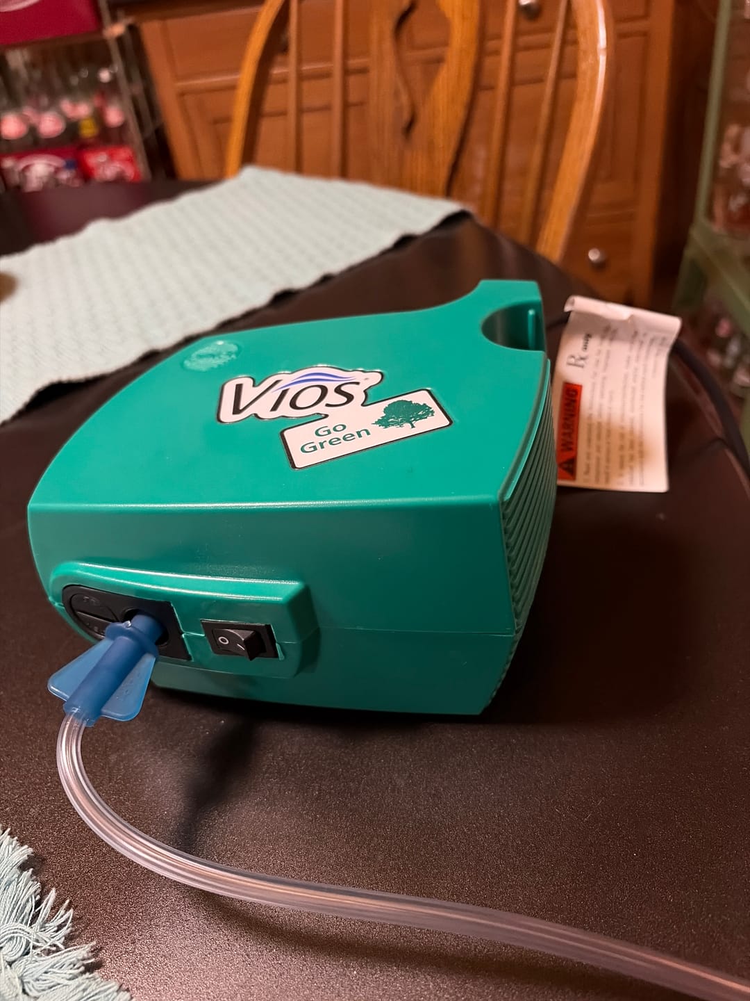 Customer photo review of Pari Vios LC Sprint Adult Aerosol Nebulizer Compressor
