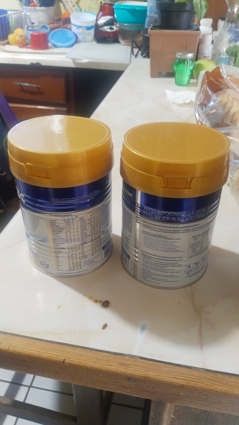 Customer photo review of Frisolac Gold Pep A C (0 A 12 Meses) Pack Con 800 Gr