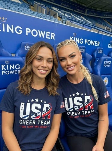Customer photo review of USA Fan Gear Combo – T-Shirt, Cap & Scarf