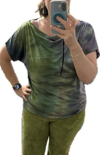 Customer photo review of Boatneck Top 'Hand-Dyed'