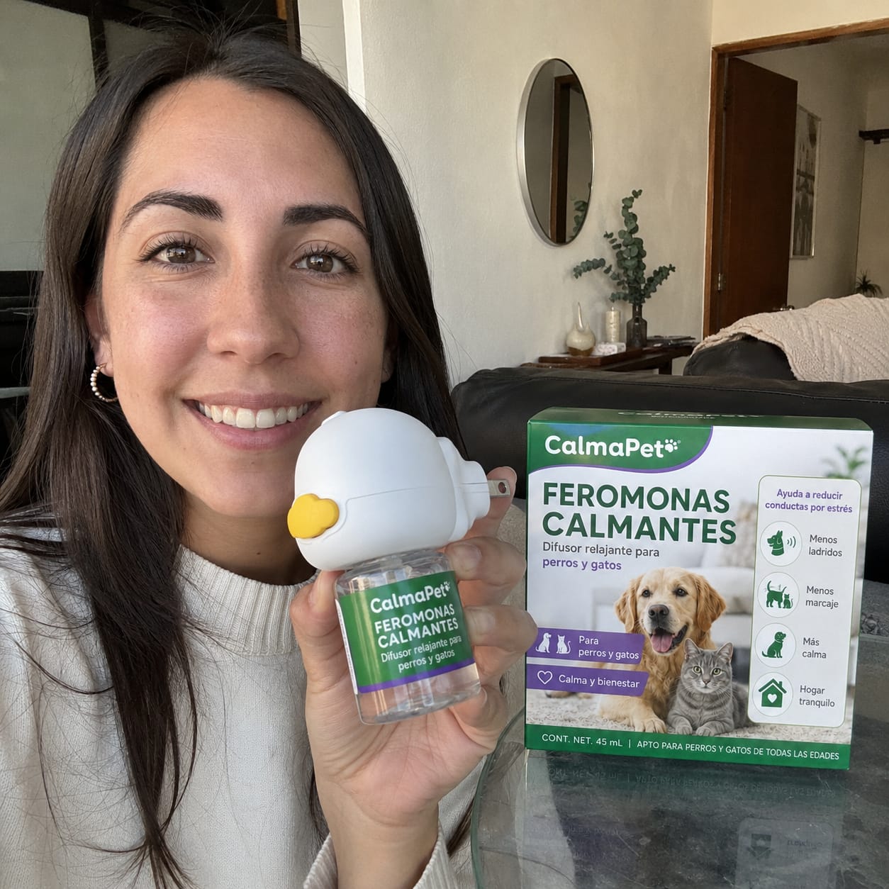 Customer photo review of Calmapet Kit de difusor calmante para perros