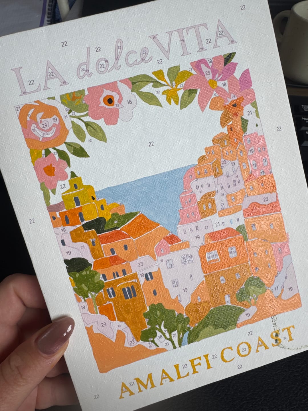 Customer photo review of 6 Mini Paintings - Italian ''Dolce Vita'' Set