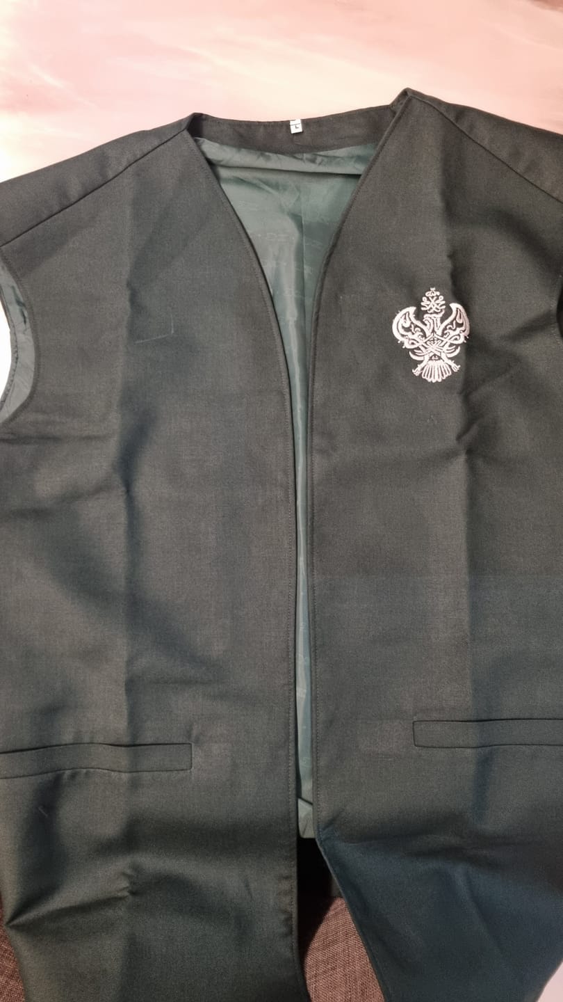 Customer photo review of Sunnah Green Vest (Emblem: SMC Phoenix)
