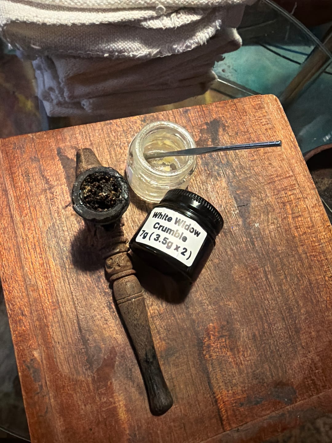 Customer photo review of Legendary White Widow Crumble 3.5G (BOGO)