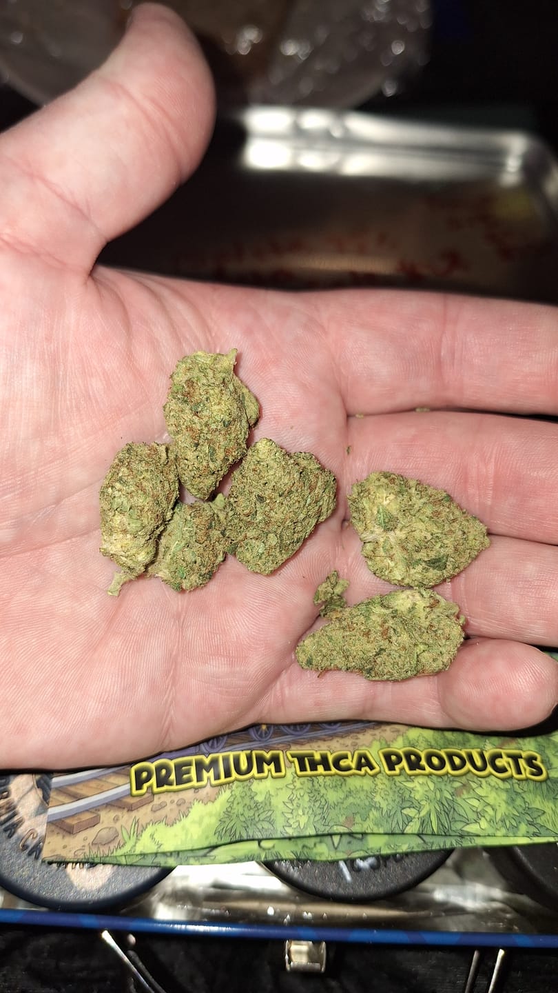 Customer photo review of Zangbanger THCA Flower
