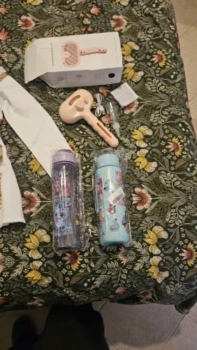 Customer photo review of Premium pet brush with steam function