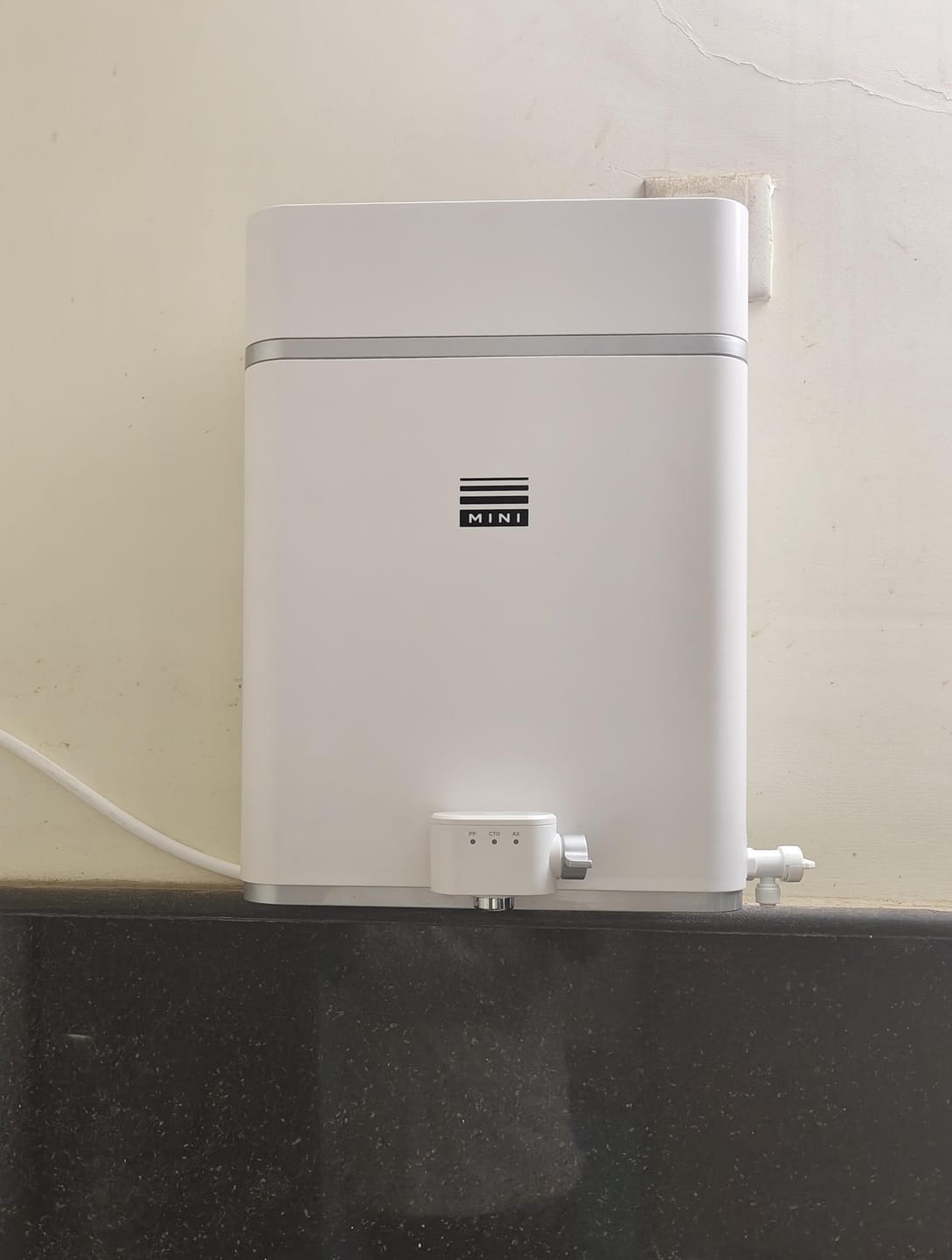 Customer photo review of FIN Mini Ultrafiltration (UF) Water Purifier